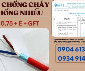 Cáp điện chống cháy chống nhiễu 2x0.75/2x1.0/2x1.5/2x2.5 Altek Kabel