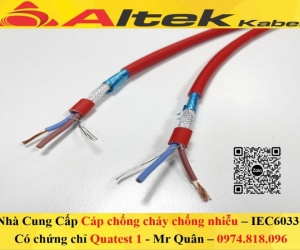 Altek Kabel: Cáp chống cháy chống nhiễu 2x2.5+E+GFT