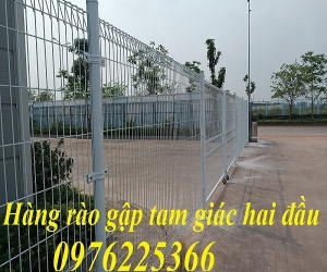 Báo giá hàng rào gập đầu tam giác D4, D5, D6