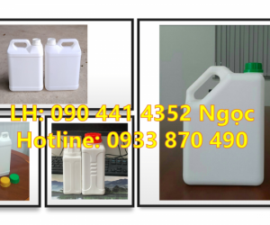 CAN NHỰA 0.5 LÍT ĐỰNG DUNG MÔI, CAN 1 LÍT ĐỰNG MẬT ONG, CAN NHỰA 2 LÍT MÀU VÀNG