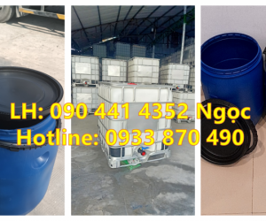 THÙNG PHUY NHỰA 220 LÍT LÀM TRANG TRẠI, THÙNG PHUY 60 LÍT ĐỰNG GẠO, TINH DẦU 