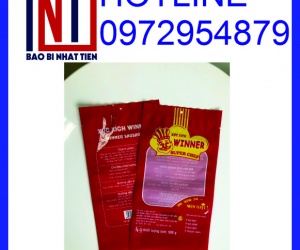 In túi đựng xúc xích, túi PA hút chân không đựng xúc xích