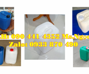 CAN 20 LÍT ĐỰNG HÓA CHẤT SƠN DẦU, CAN NHỰA 25 LÍT ĐỰNG MÀU CÔNG NGHIỆP