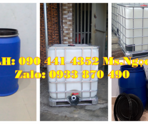 CUNG CẤP THÙNG PHUY NHỰA 220 LÍT ĐỰNG HƯƠNG LIỆU THỰC PHẨM, DƯỢC PHẨM