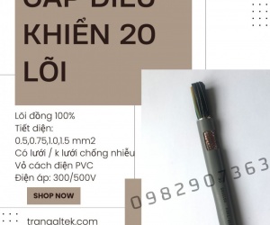 Cáp điều khiển 20 lõi Altek Kabel chống nhiễu và không chống nhiễu