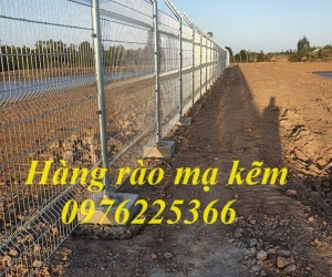 Hàng rào mạ kẽm nhúng nóng D5A50x200