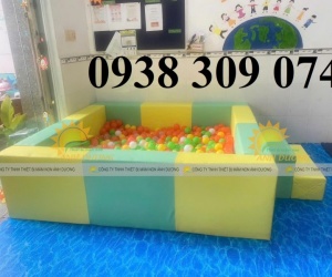 Khung nhà bóng trẻ em bọc simili, khung nhà bóng mềm trẻ em