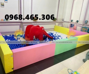 Nhà banh liên hoàn mini trẻ em, khu vui chơi liên hoàn trẻ em