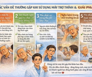 Các vấn đề thường gặp khi sử dụng máy trợ thính và giải pháp