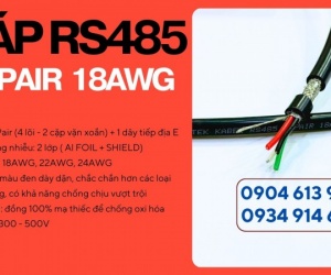 Cáp tín hiệu RS485 xoắn 2 lớp chống nhiễu 2 pair 24AWG Altek Kabel