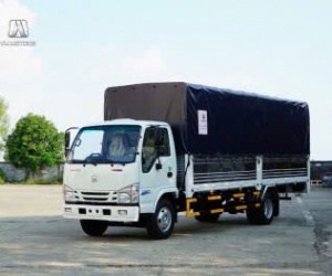 XE TẢI ISUZU VINHPHAT NK650SL5 THÙNG MUI BẠT TẢI TRỌNG 3.4T DÀI 6.2M