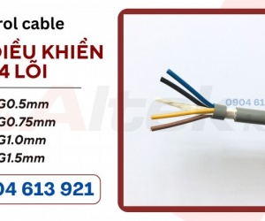 Cáp điều khiển RVV/RVVP 4x0.5-4x0.75-4x1.0-4x1.5 Altek Kabel 