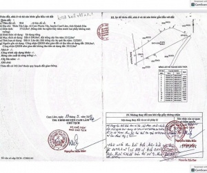 ĐẦU TƯ SINH LỜI - Bán Đất Mặt Tiền Đường Tỉnh Lộ 9, Cam Phước Tây, Cam Lâm, Khánh Hoà