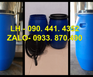 Cung cấp thùng phuy nhựa 120 lít đựng hóa chất may mặc, màu nhuộm vải