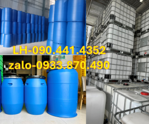 Thùng phuy 220 lít mới, thùng phuy nhựa 120 lít tuổi thọ trên 5 năm