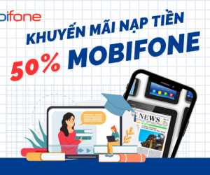 Rộn ràng đón Tết - Cùng khuyến mãi 50% nạp tiền từ MobiFone	