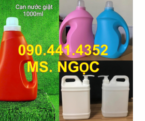 Can nhựa 0.5 lít vuông, can nhựa 1 lít giá rẻ, can nhựa 2 lít đựng nước lau sàn 