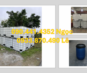 Có bán thùng phuy nhựa đựng hóa chất 30 lít – 220 lít mới Bắc – Trung – Nam 