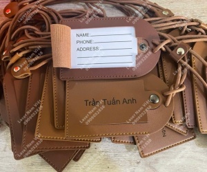 SẢN XUẤT TAG HÀNH LÝ DA SIMILI THEO YÊU CẦU - GIÁ RẺ TẬN XƯỞNG 