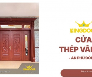 Cửa Thép Vân Gỗ Tại An Phú Đông | Xem Mẫu & Báo Giá Ngay