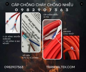 Phân phối cáp chống cháy chống nhiễu 3 miền 