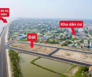 Bán đất mặt biển khu kinh tế ninh cơ chỉ từ 800 triệu hỗ trợ ngân hàng