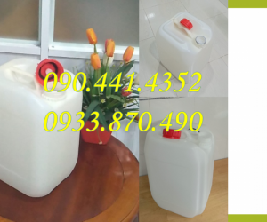 Can nhựa 10 lít đựng hóa chất xuất khẩu, thùng nhựa 20 lít đựng bazơ 