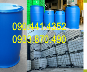 Thùng phuy nhựa 120 lít an toàn thực phẩm, thùng phuy nhựa 60 lít đựng kiềm 