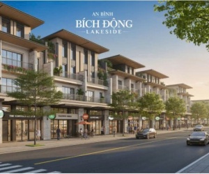 Bán shophouse Bích Động Lakeside - Mặt đường 22m - Gần TTTM - Giá chỉ từ 68 triệu/m²