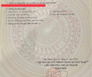 ĐẤT ĐẸP – GIÁ TỐT  – CHÍNH CHỦ CẦN BÁN đất liền kề tại dự án Phú Trường An (Mặt đường Vành đai 4)