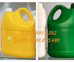Can nhựa 5 lít đựng chất tẩy thông dụng, can nhựa 2 lít đựng chất thông cống 