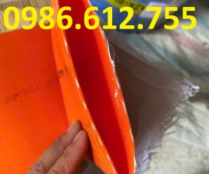 Ống bạt tải cát màu vàng cam phi 100 dùng dẫn nước hút cát sỏi