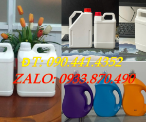 Can nhựa 2 lít đựng nước rửa tay, bình nhựa 1 lít đựng nước rửa bình sữa 