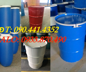 Thùng phuy sắt nắp kín và nắp hở có công dụng gì ? 