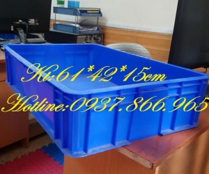 Thùng nhựa có nắp đậy, thùng HPDE nguyên sinh, khay nhựa, thùng nhựa bít