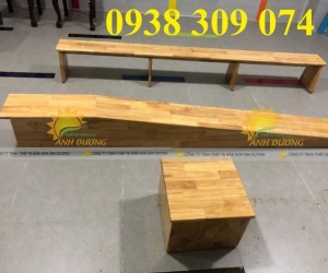 Băng ghế thể dục mầm non,ván trượt dốc mầm non,bục bậc sâu M