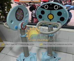 Cột bóng rổ mầm non, khung thành mầm non,xe trượt dốc trẻ em