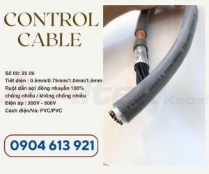 Cáp điều khiển 25x0.5/25x0.75/25x1.0/25x1.5 Altek Kabel - nhập khẩu trực tiếp
