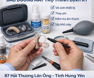 Máy trợ thính muốn bền nhất định phải bảo dưỡng định kỳ