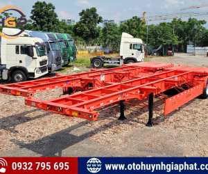 Giải pháp vận chuyển đa dạng: Mooc xương 2 dí 40 feet CIMC Huajun 2026