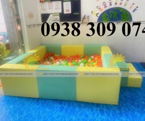 Khung nhà bóng mút xốp, khung quây nhà banh, nhà banh mini