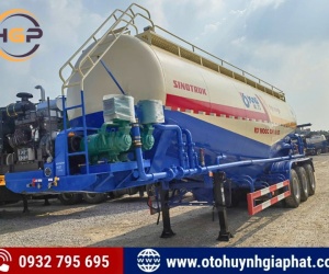 Giải pháp vận chuyển xi măng rời: Mooc bồn xi téc Yunli 2026