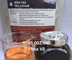 Chế phẩm tạo màu nước trà ao nuôi tôm cá – Ổn định môi trường, tăng năng suất