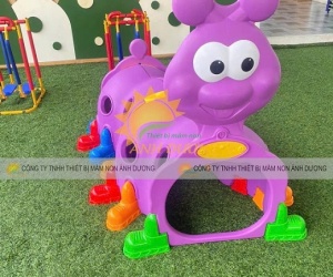 Hầm chui con sâu tím mầm non, hang chui con sâu mầm non