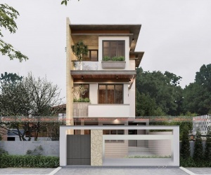 Mẫu Biệt Thự Nhà Phố 3 Tầng Hiện Đại, Sang Trọng