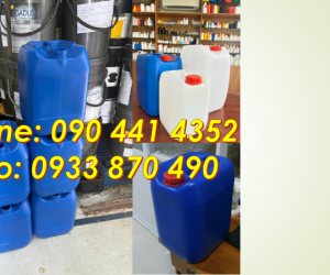 Can nhựa 20 lít đựng thuốc trừ sâu, can nhựa 25 lít, giá can nhựa 30 lít vuông
