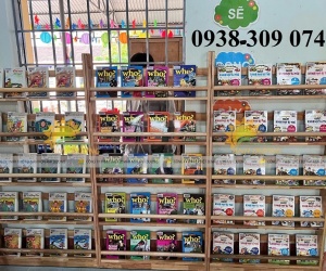 Kệ sách montessori ,kệ sách mầm non chất lượng cao