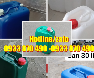 Can nhựa 30 lít đựng dầu mỏ, can 25 lít vuông đựng dầu khí, can 20 lít đựng chất khoáng sản 