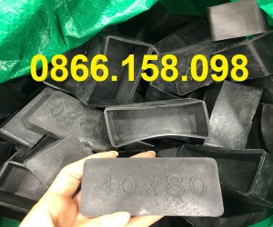 Địa chỉ bán bịt đầu sắt hộp 40x80mm nhiều mẫu, giá hợp lý