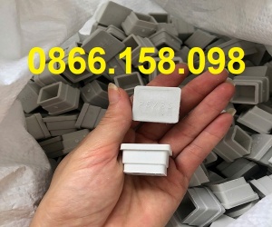 Hàng sẵn kho nút nhựa bịt đầu ống sắt vuông 25x25mm lên đơn giao ngay
